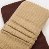 2 Pack Rib Slouch Socks Tan Multi