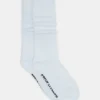 2 Pack Slouchy Crew Socks White