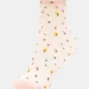 2 Wildflower Pack Tulle Socks Blush