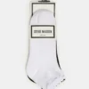 3 Pack Emma Lettuce Edge Socks White/Black