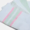 5 Pack Striped Socks White Multi