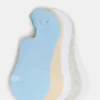 5 Pack Zoe Sneaker Socks Light Blue