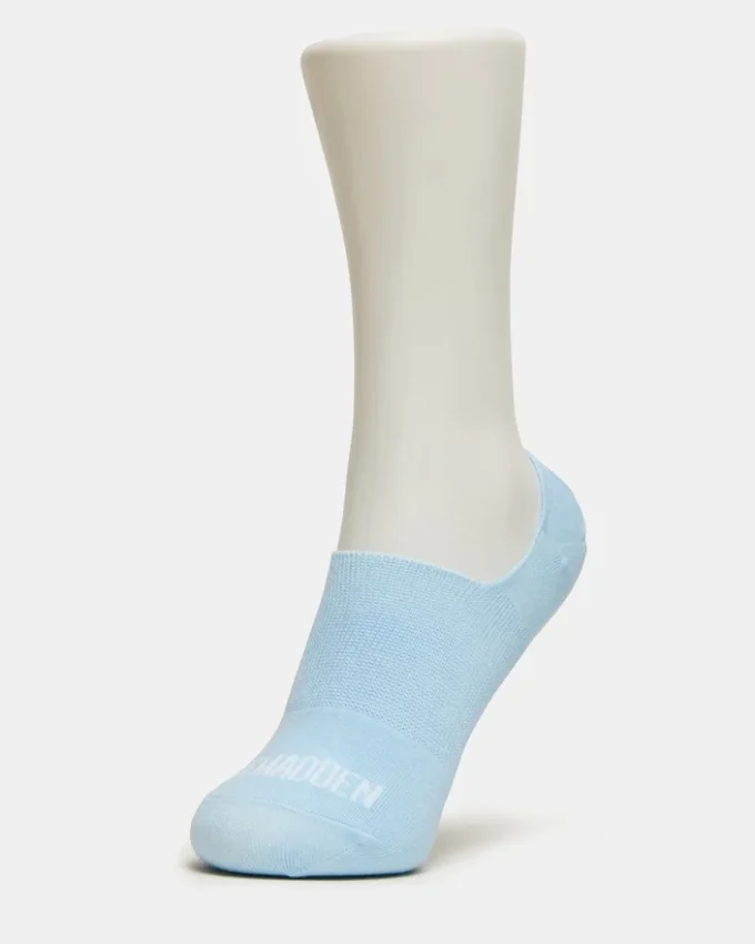 5 Pack Zoe Sneaker Socks Light Blue