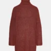 Abbie Sweater Dress Rust