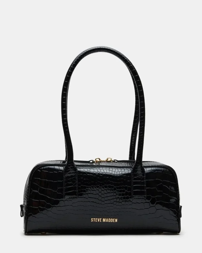 Anise Bag Black Crocodile
