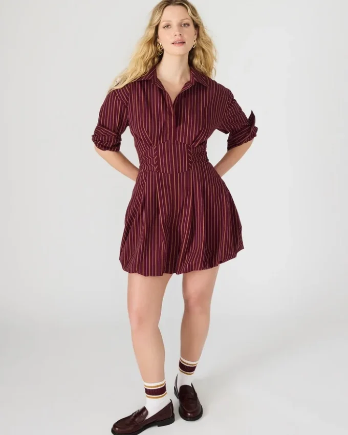 Arielle Dress Wine