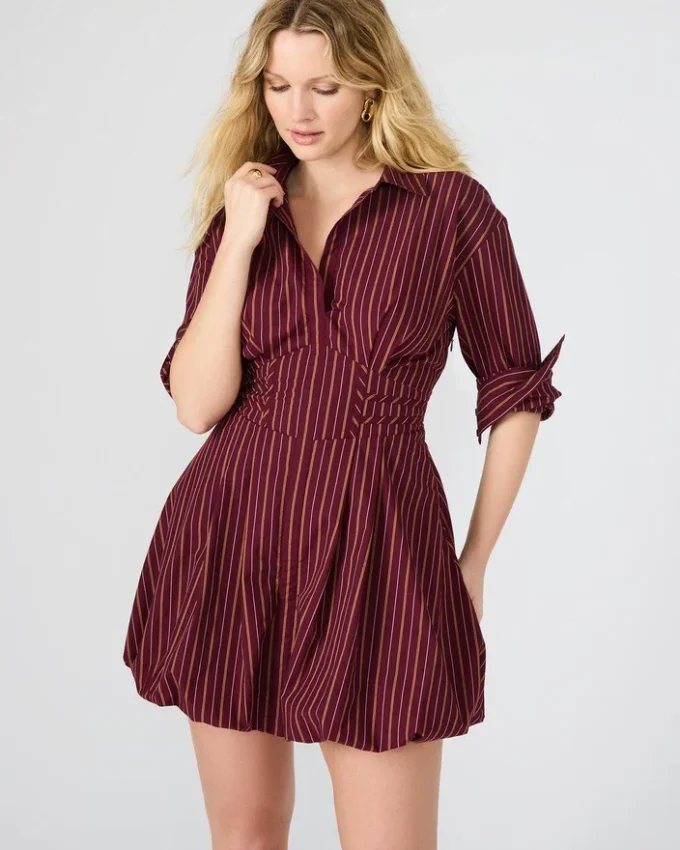 Arielle Dress Wine