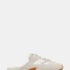 Aziel Mule White Suede