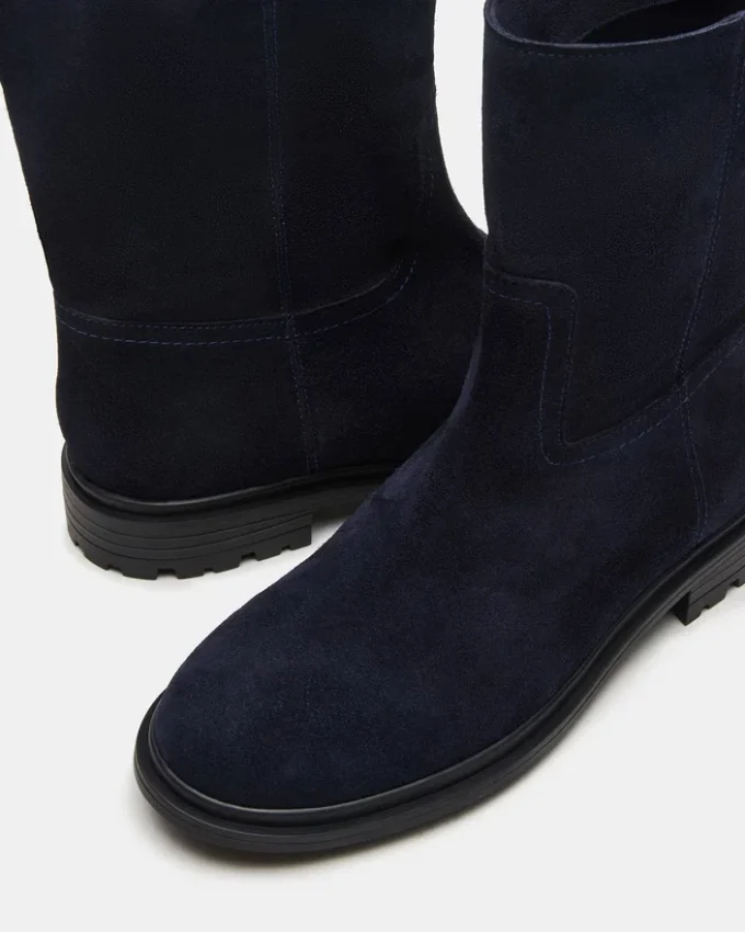 Bates Navy Suede