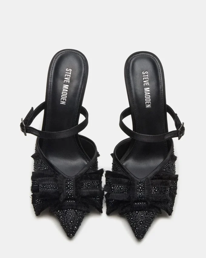 Baylin Black Satin Rhinestones