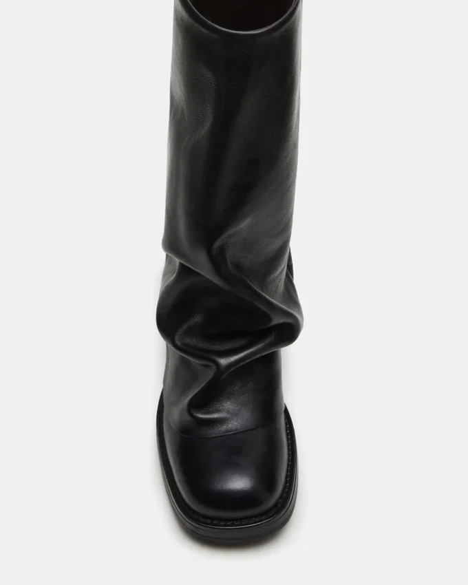 Benton Black Leather