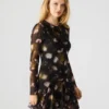 Bliss Dress Black Ditsy Floral
