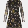 Bliss Dress Black Ditsy Floral