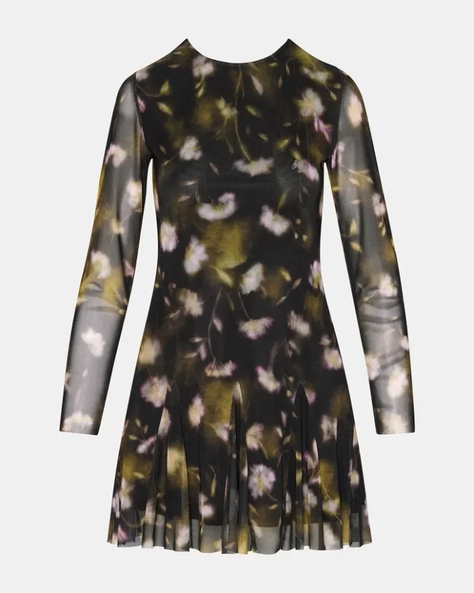 Bliss Dress Black Ditsy Floral