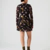 Bliss Dress Black Ditsy Floral