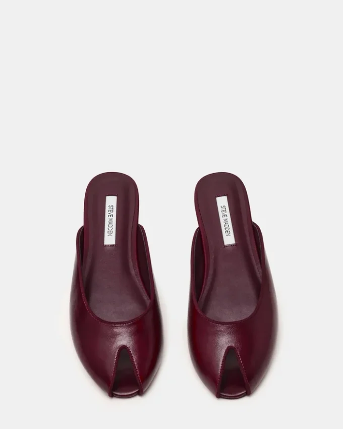 Bloss Burgundy Leather