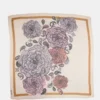 Boho Floral Square Scarf Ivory