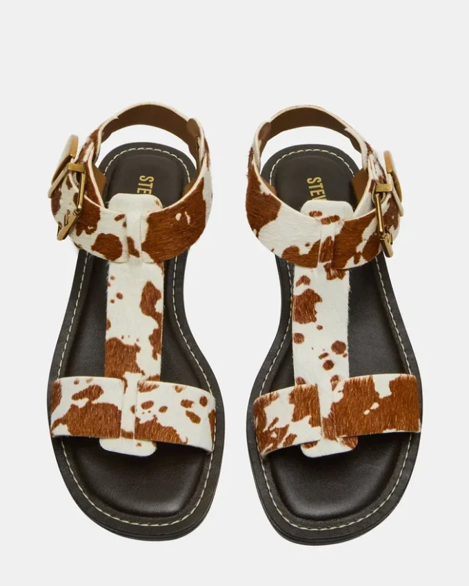 Brazinn Brown Cow Print