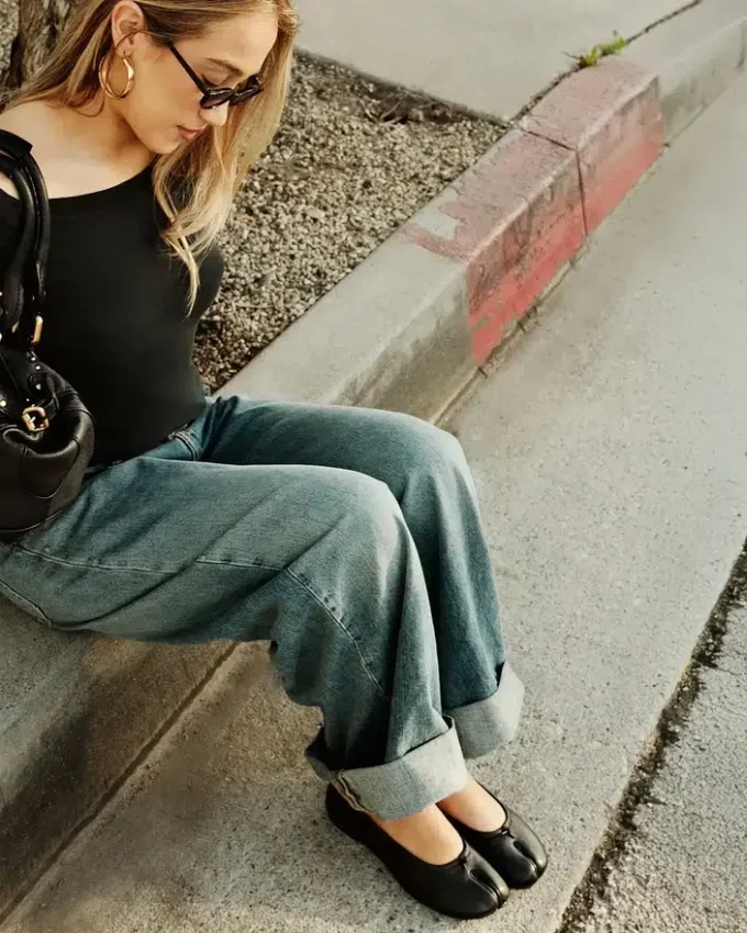 Calico Black Leather