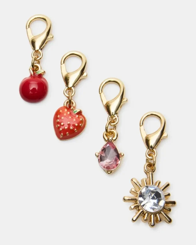 Cherry Charm Anklet Set