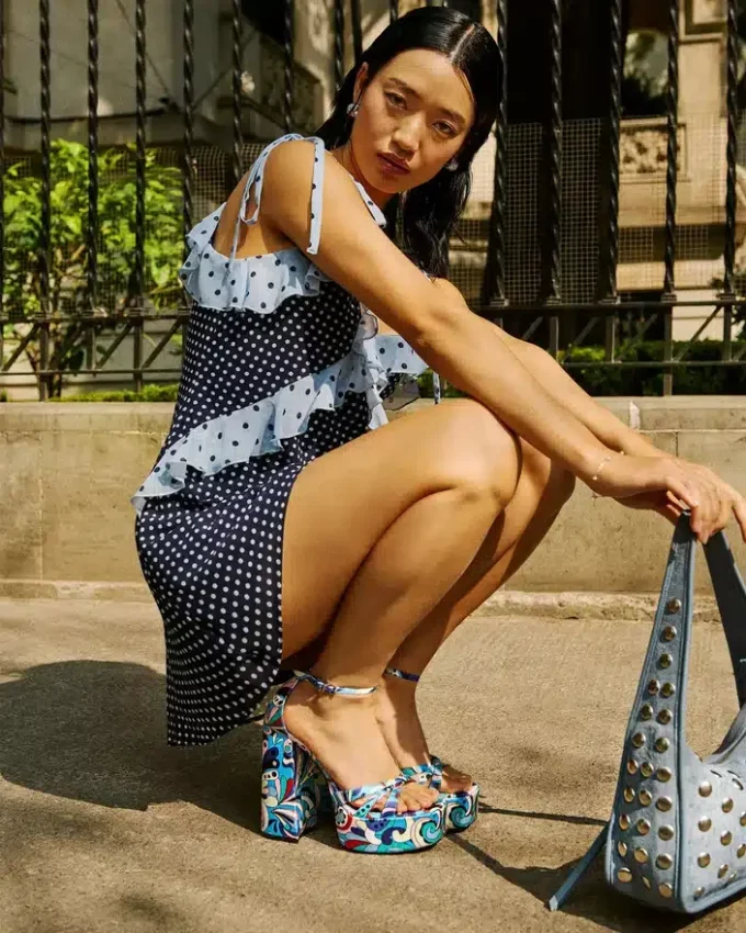 Adalina Mini Dress Vintage Navy