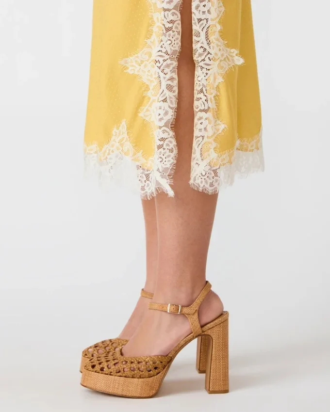 Cinthia Skirt Golden Lime