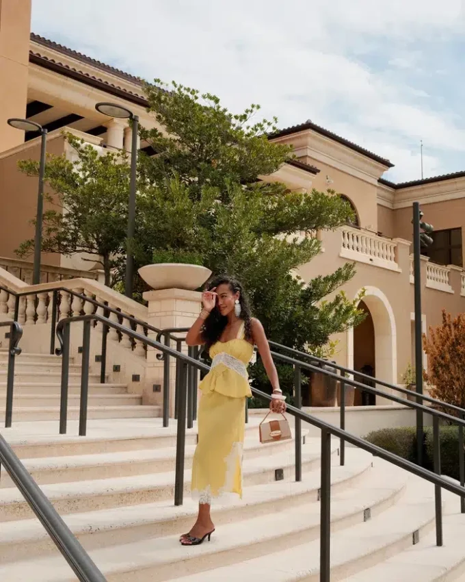 Cinthia Skirt Golden Lime