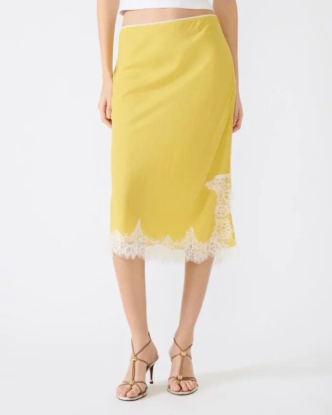 Cinthia Skirt Golden Lime