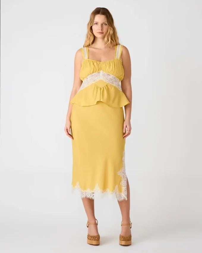 Cinthia Skirt Golden Lime