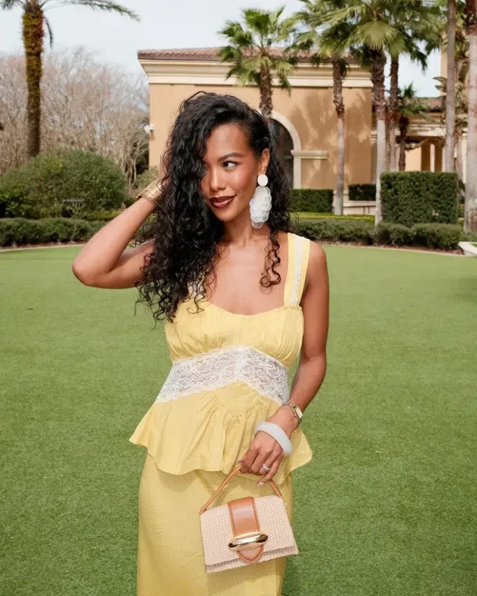 Cinthia Top Golden Lime