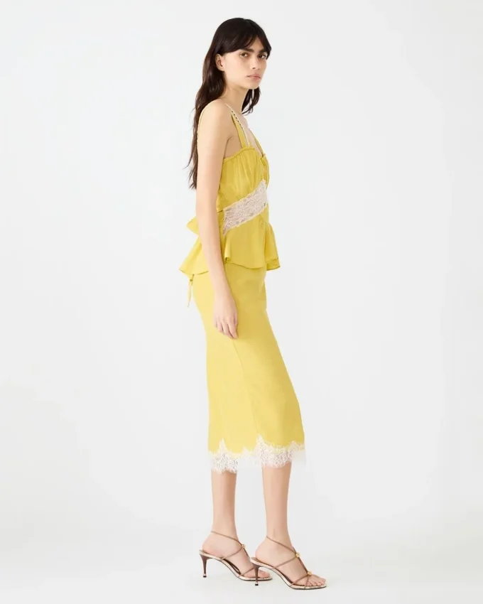 Cinthia Top Golden Lime