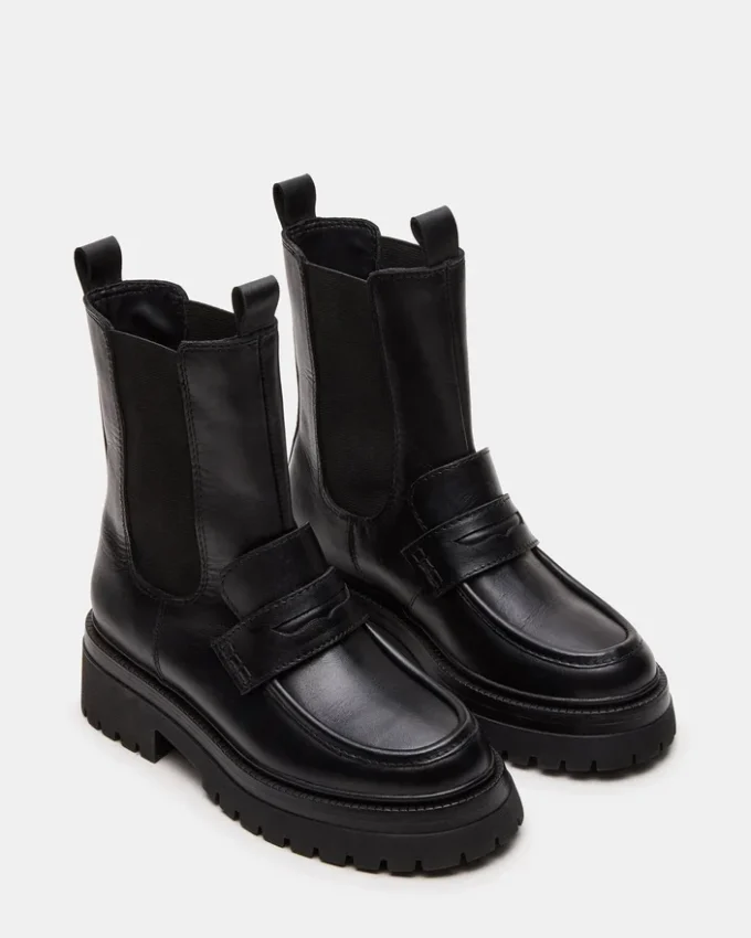 Conway Black Leather