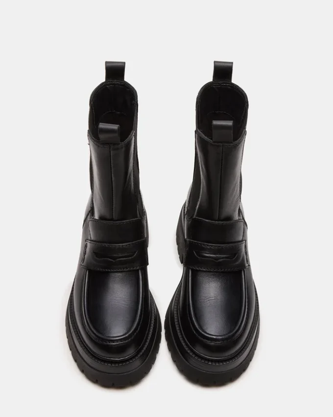 Conway Black Leather