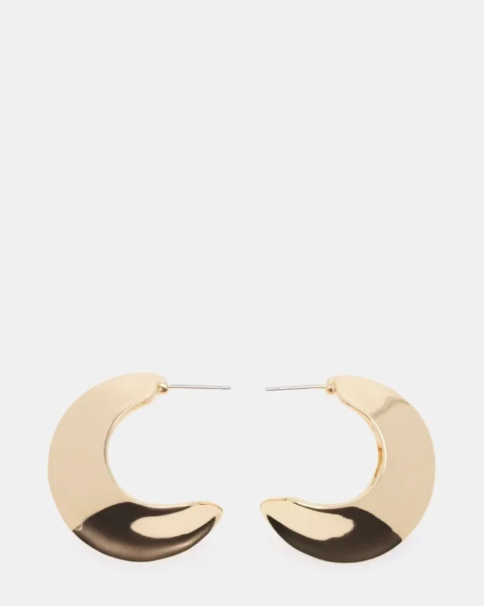 Crescent Earrings Gold