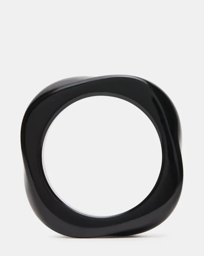 Curved Retro Bracelet Black
