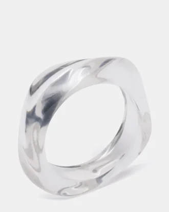 Curved Retro Bracelet Clear