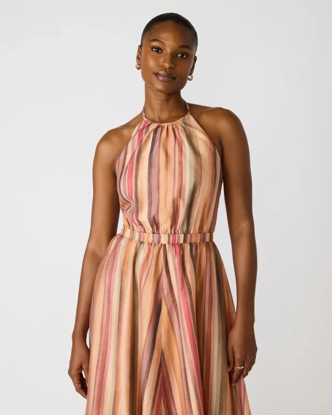 Dalina Dress Stripe Multi Dalina Dress Stripe Multi