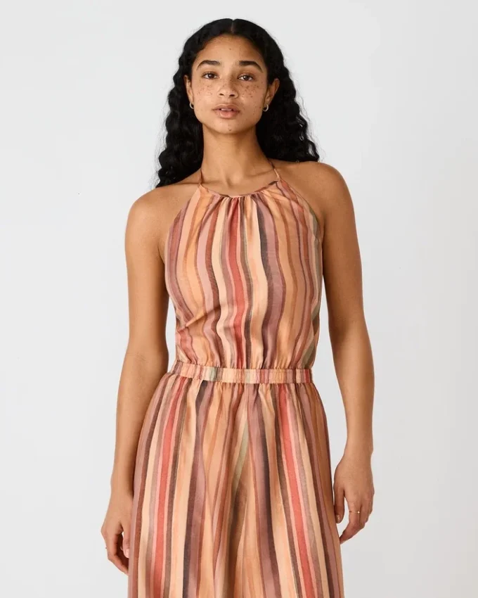 Dalina Dress Stripe Multi Dalina Dress Stripe Multi