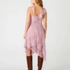 Dariella Dress Mauve Shadows Dariella Dress Mauve Shadows