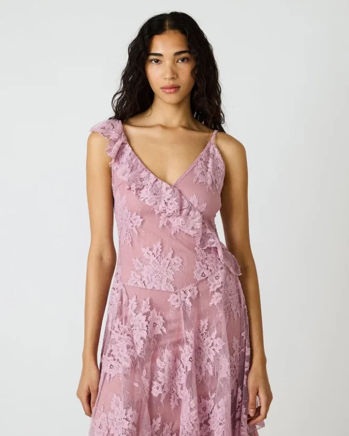 Dariella Dress Mauve Shadows Dariella Dress Mauve Shadows