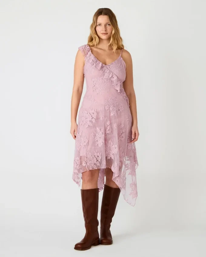 Dariella Dress Mauve Shadows Dariella Dress Mauve Shadows