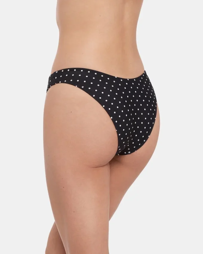 Darling Dot Bikini Bottom Black Multi