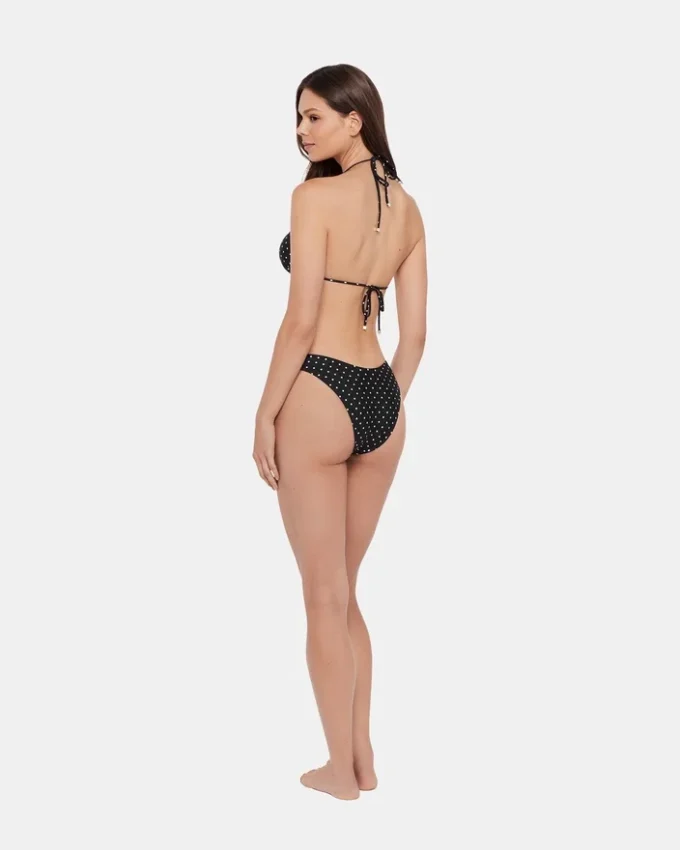 Darling Dot Bikini Bottom Black Multi