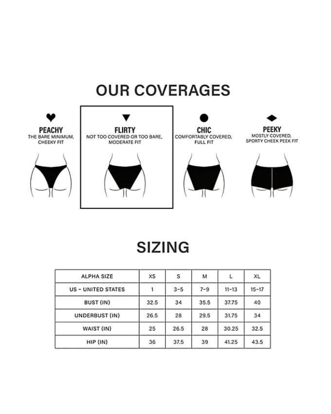 Darling Dot Bikini Bottom Black Multi