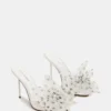 Davina Tulle White/Black Polka Dot