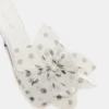 Davina Tulle White/Black Polka Dot