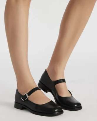 Delancy Black Leather