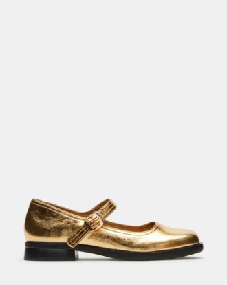 Delancy Gold Leather