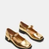 Delancy Gold Leather