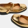 Delancy Gold Leather